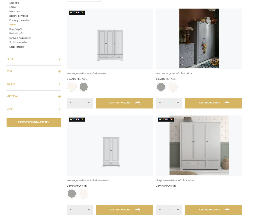 Szafa do pokoju dziewczynki i chłopca - jakie modele warto wziąć pod uwagę?