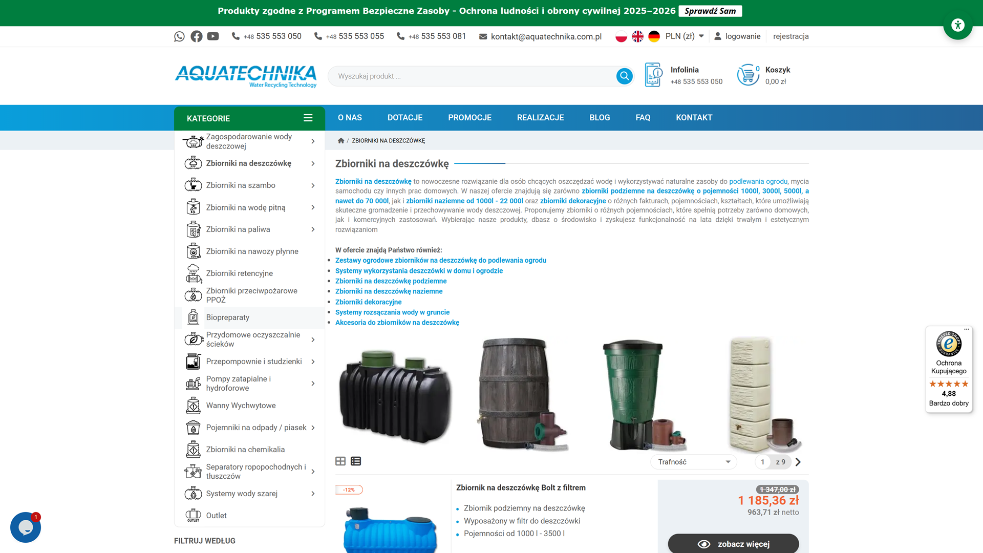 Zbiorniki na deszczówkę jako element nowoczesnego zarządzania wodą na posesji