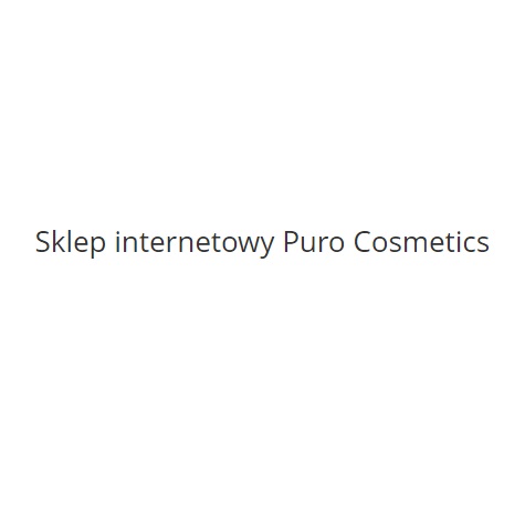 Logo Opakowania kosmetyczne - Puro Cosmetics