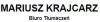 Logo Mariusz Krajcarz - Tłumacz Przysięgły języka niderlandzkiego