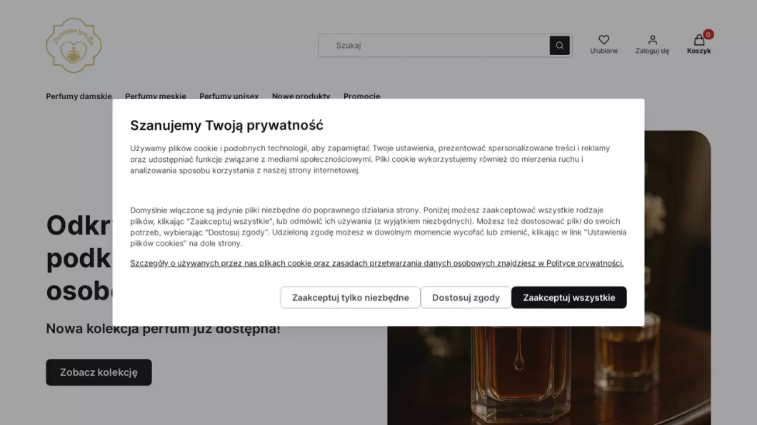 Zrzut ekranu strony